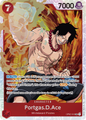 Portgas D Ace OP02-013 SR Paramount War One Piece Card