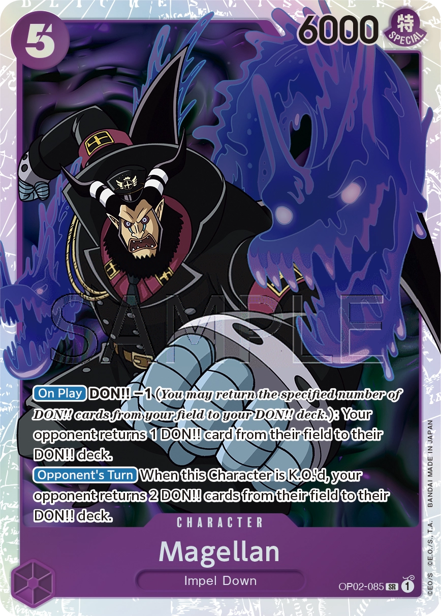 Magellan OP02-085 SR Paramount War One Piece Card