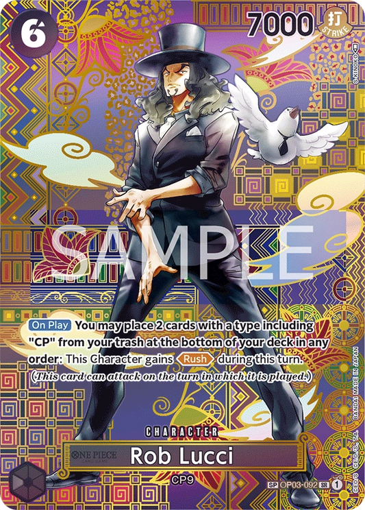 Rob Lucci OP03-092 SP Awakening Of The New Era One Piece Card