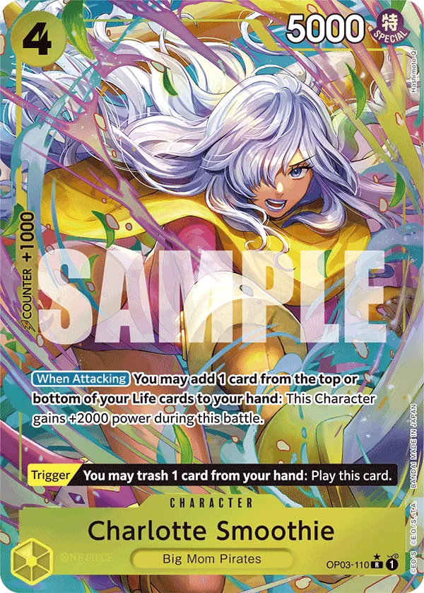 Charlotte Smoothie OP03-110 Parallel R The Best One Piece Card