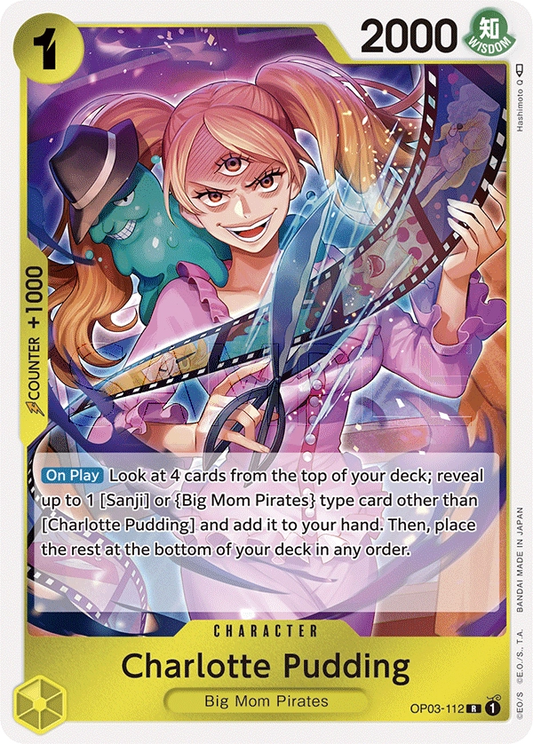 Charlotte Pudding OP03-112 R Pillars Of Strength One Piece Card - Grand Line Collectibles