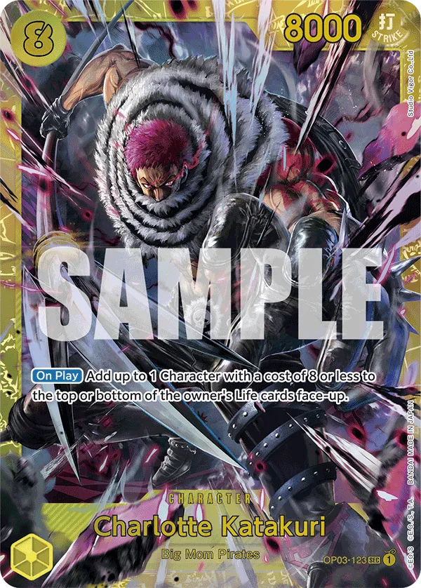 Charlotte Katakuri OP03-123 SEC The Best One Piece Card