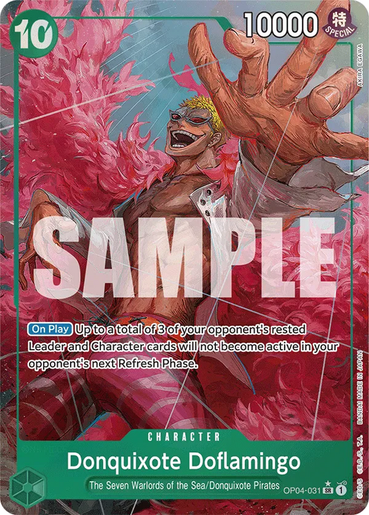 Donquixote Doflamingo OP04-031 Parallel SR The Best One Piece Card