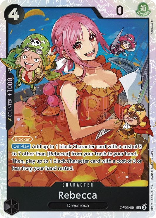 Rebecca OP05-091 SR Awakening Of The New Era One Piece Card