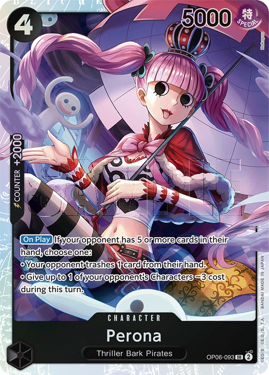 Perona OP06-093  SR Wings of Captain One Piece Card - Grand Line Collectibles