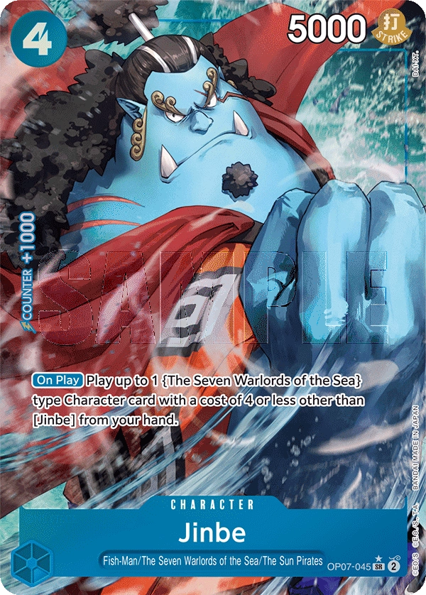 Jinbe OP07-045 Parallel SR 500 Years Into The Future One Piece Card