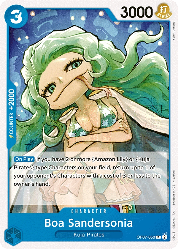 Boa Sandersonia OP07-050 C 500 Years Into The Future One Piece Card - Grand Line Collectibles