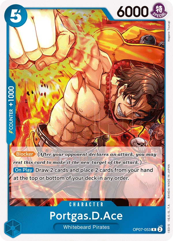 Portgas.D.Ace OP07-053 R 500 Years Into The Future One Piece Card - Grand Line Collectibles