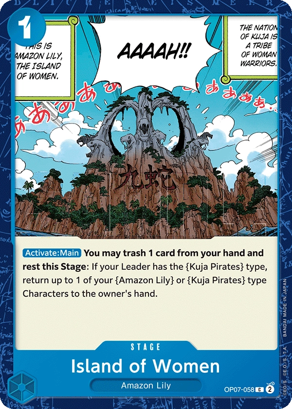 Island of Women OP07-058 C 500 Years Into The Future One Piece Card - Grand Line Collectibles