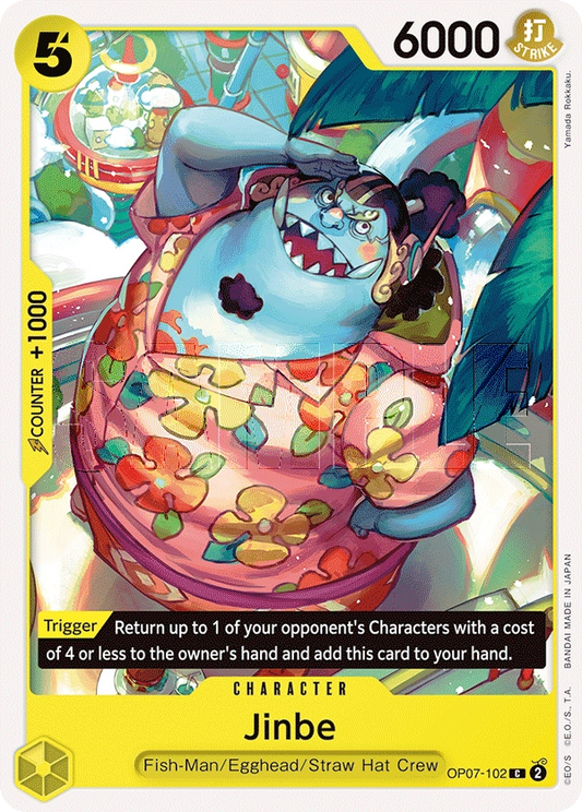 Jinbe OP07-102 C 500 Years Into The Future One Piece Card - Grand Line Collectibles