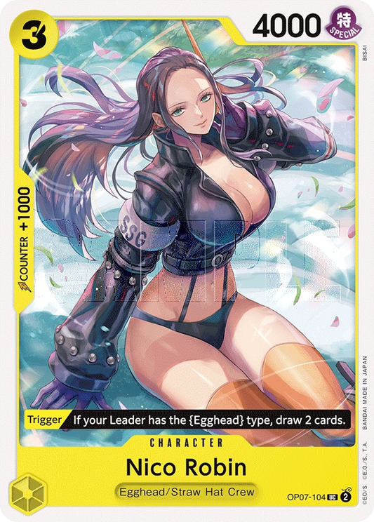 Nico Robin OP07-104 UC 500 Years Into The Future One Piece Card - Grand Line Collectibles