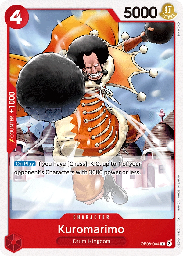 Kuromarimo OP08-004 C Two Legends One Piece Card