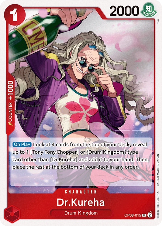 Dr Kureha OP08-015  R Two Legends One Piece Card