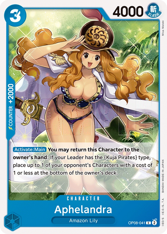 Aphelandra OP08-041 C Two Legends One Piece Card