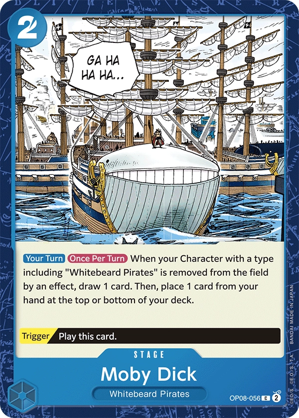 Moby Dick OP08-056 C Two Legends One Piece Card