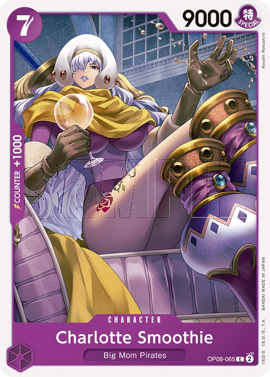 Charlotte Smoothie OP08-065 C Two Legends One Piece Card