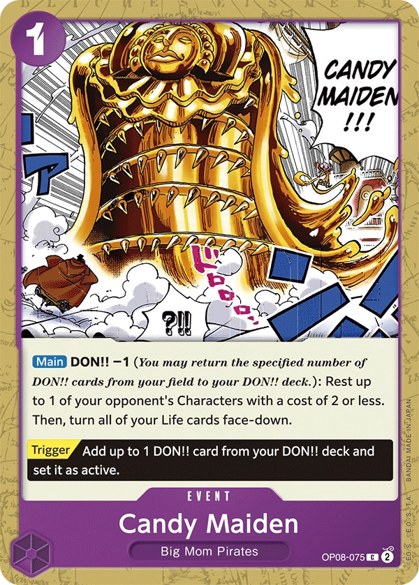 Candy Maiden OP08-075 C Two Legends One Piece Card