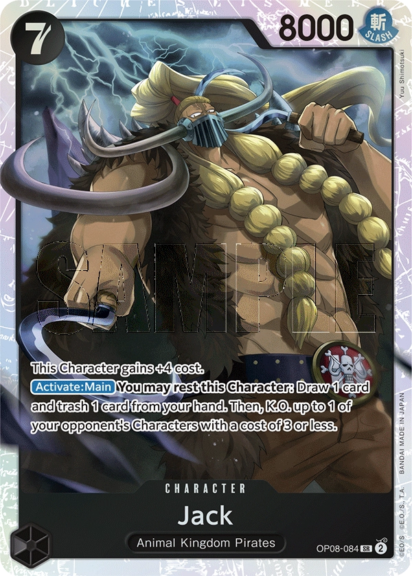 Jack OP08-084 SR Two Legends One Piece Card