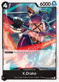 X.Drake OP08-093 C Two Legends One Piece Card