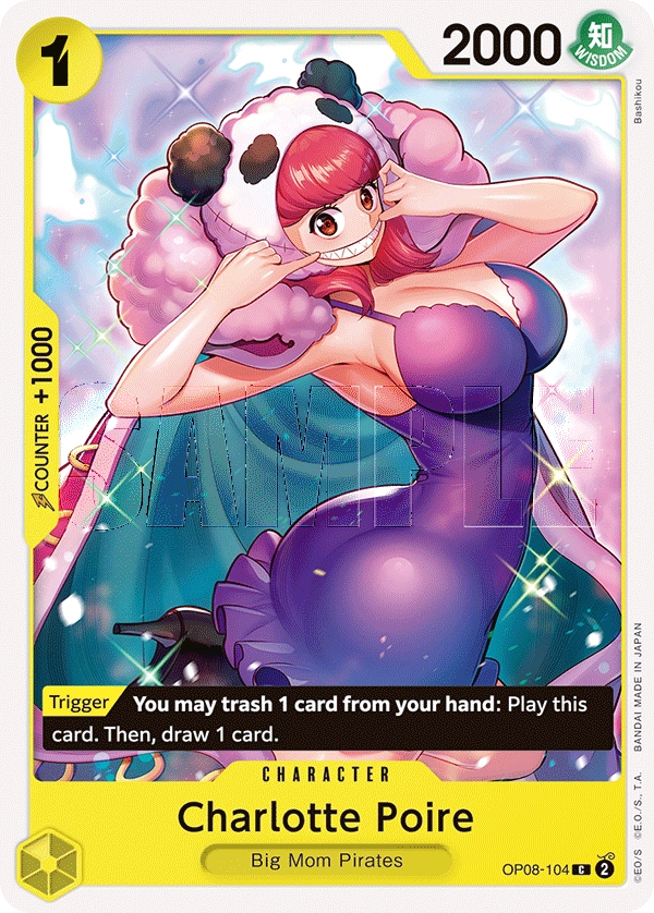 Charlotte Poire OP08-104 C Two Legends One Piece Card