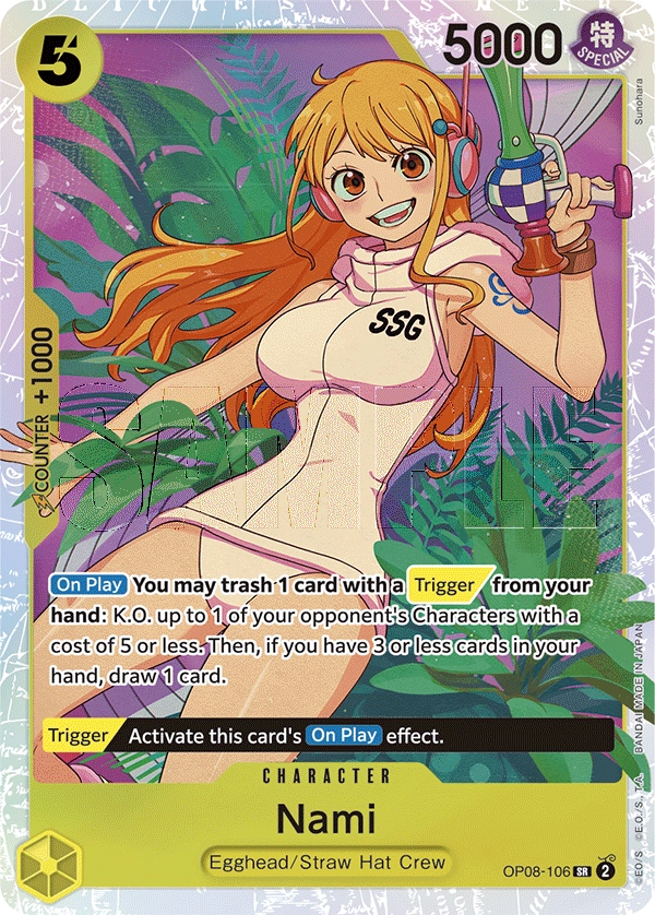 Nami OP08-106 SR Two Legends One Piece Card