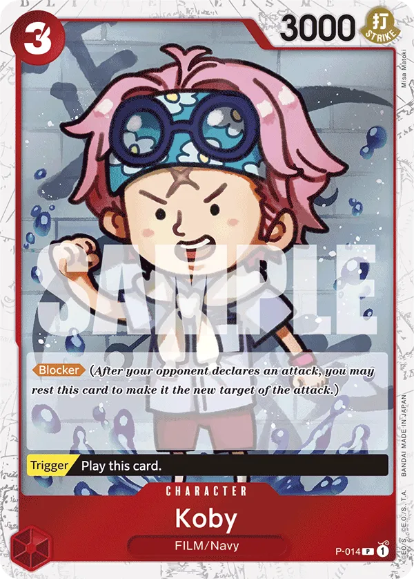 Koby P-014 Pirate Flag Foil P The Best One Piece Card