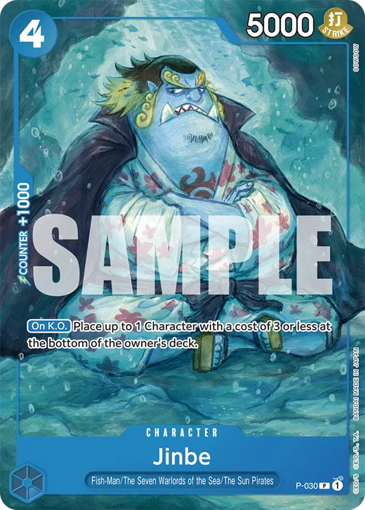 Jinbe P-030 P Blue Doflamingo ST17 One Piece Card