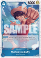 Monkey D Luffy P-055 Pirate Flag Foil P The Best One Piece Card