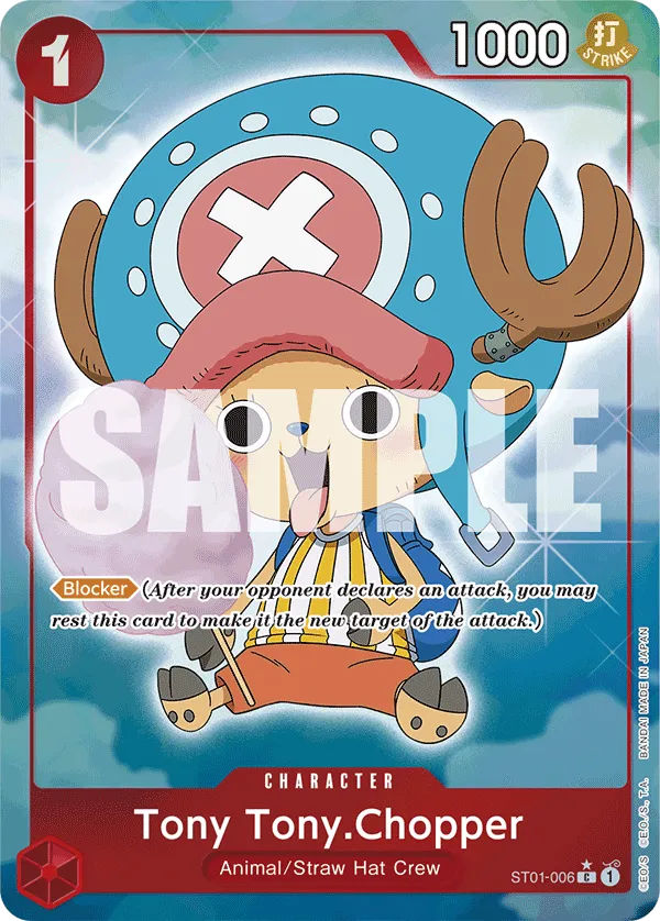 Tony Tony Chopper ST01-006 Full Art Parallel C The Best One Piece Card