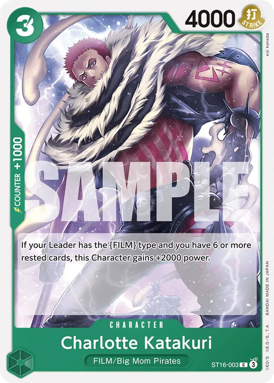 Charlotte Katakuri ST16-004 C Green Uta ST16 One Piece Card