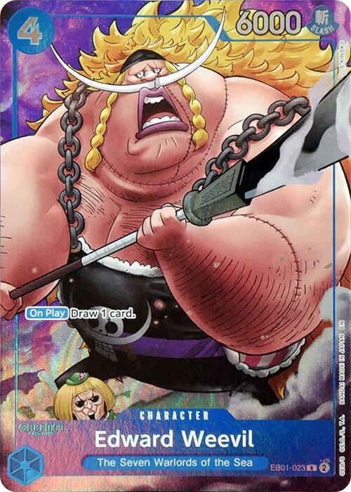 Edward Weevil (Seven Warlords of the Sea Binder Set) EB01-023 One Piece Promotion Cards One Piece Foil NM