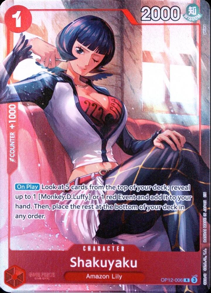 Shakuyaku OP12-006 Rare One Piece Promotion Cards One Piece Foil NM