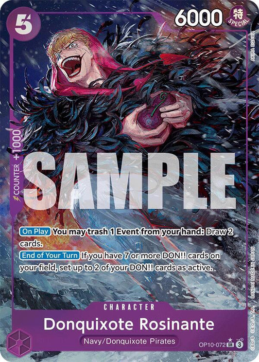 Donquixote Rosinante (Parallel) OP10-072 Royal Blood One Piece Foil NM