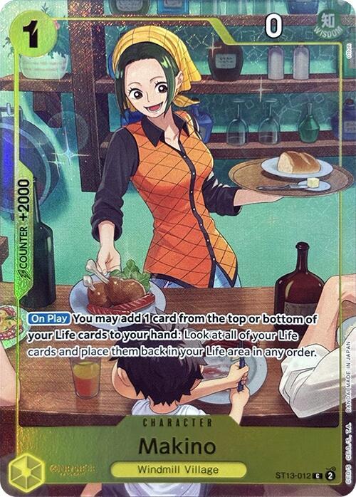 Makino (Premium Card Collection -Best Selection Vol. 3-) ST13-012 One Piece Promotion Cards One Piece Foil NM