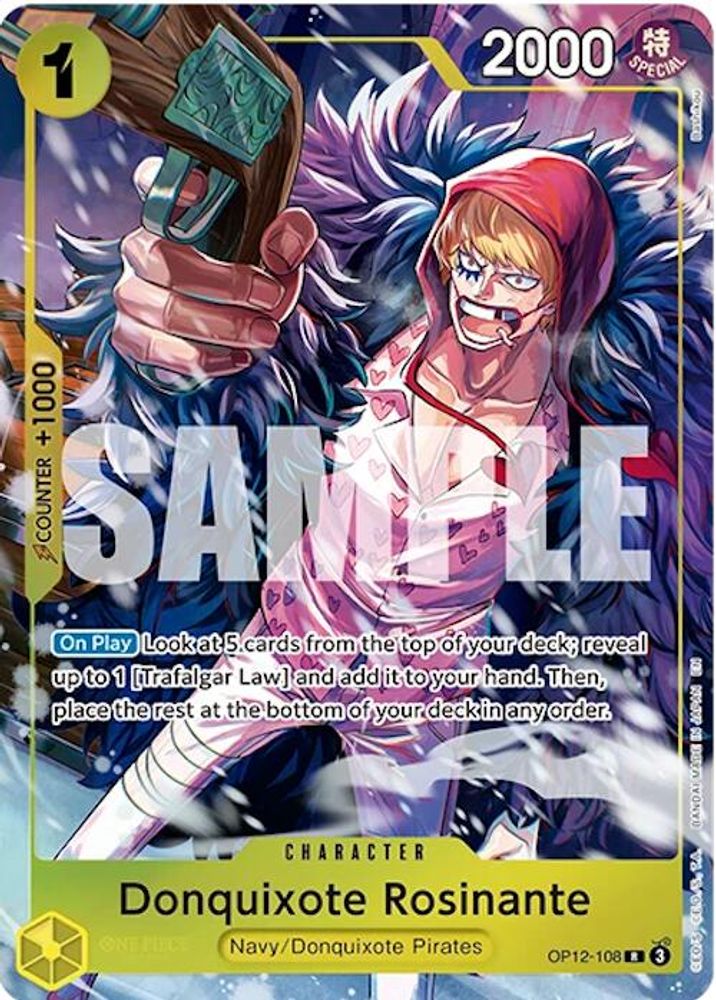 Donquixote Rosinante (Illustration Box Vol.6) OP12-108 One Piece Promotion Cards One Piece Foil NM