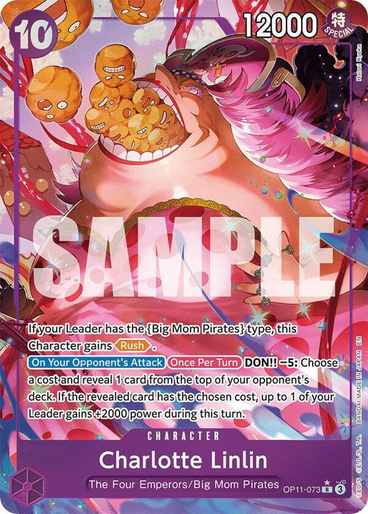 Charlotte Linlin (Alternate Art) OP11-073 A Fist of Divine Speed One Piece Foil NM