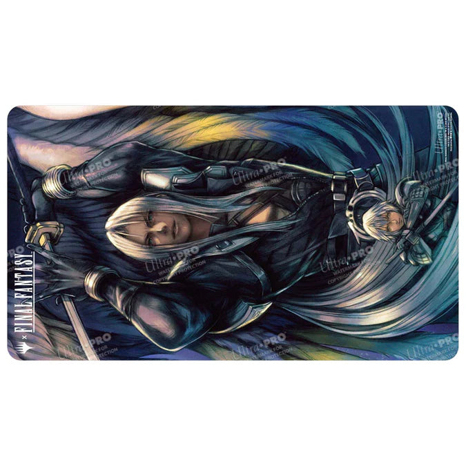 MAGIC: THE GATHERING®—FINAL FANTASY™ SEPHIROTH, FABLED SOLDIER / SEPHIROTH, ONE-WINGED ANGEL DOUBLE-SIDED PLAYMAT - Grand Line Collectibles
