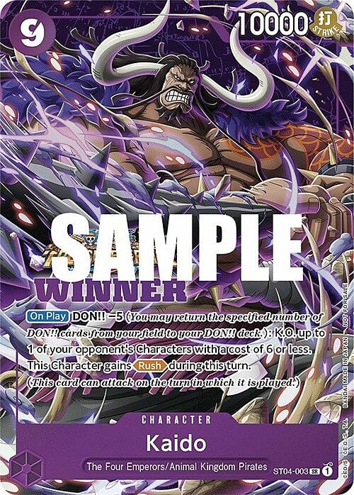 Kaido ST04-003 Promo Winner Pack Vol 5 One Piece Card