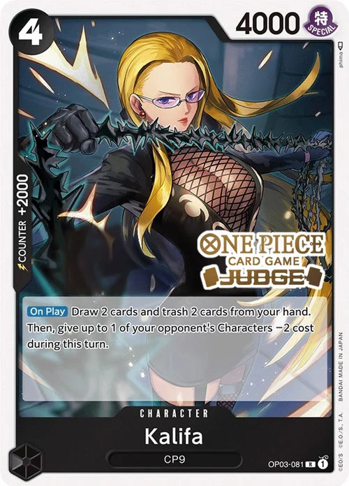 Kalifa OP03-081 Judge Promo One Piece Card