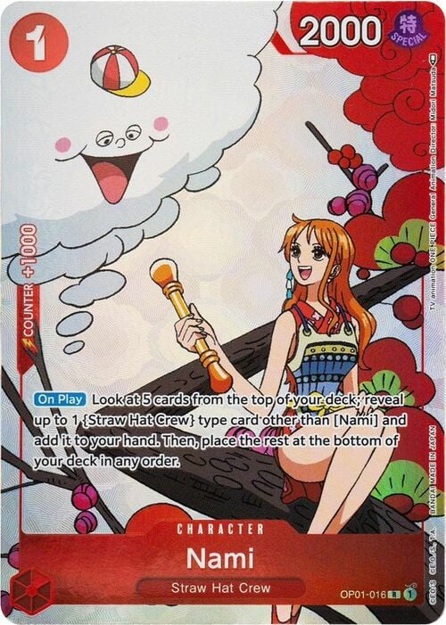 Nami OP01-016 2023 Gift Collection One Piece Card Alt Art