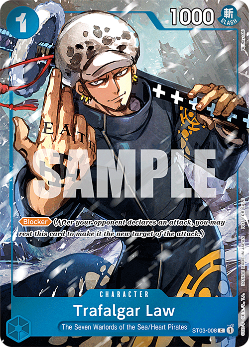 Trafalgar Law ST03-008 Promo Regional Event Pack Vol 3 One Piece Card