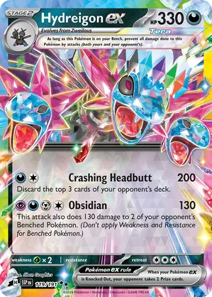 Hydreigon ex 119/191 Double Rare Pokemon Surging Sparks